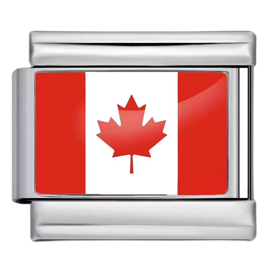 Canada Flag – Silver