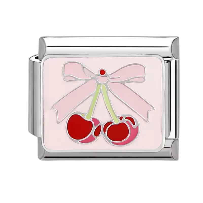 Cherry Bow – Silver