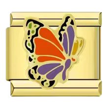 Colorful Butterfly – Gold