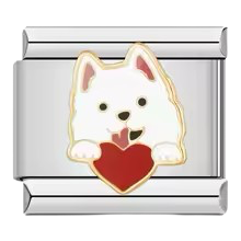 Dog with Heart – Silver