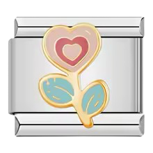 Heart Flower – Silver