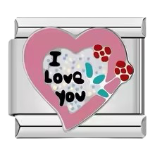 I Love You Heart – Silver