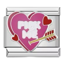 Pick Me Heart – Silver