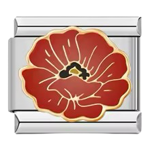 Red Poppy – Silver
