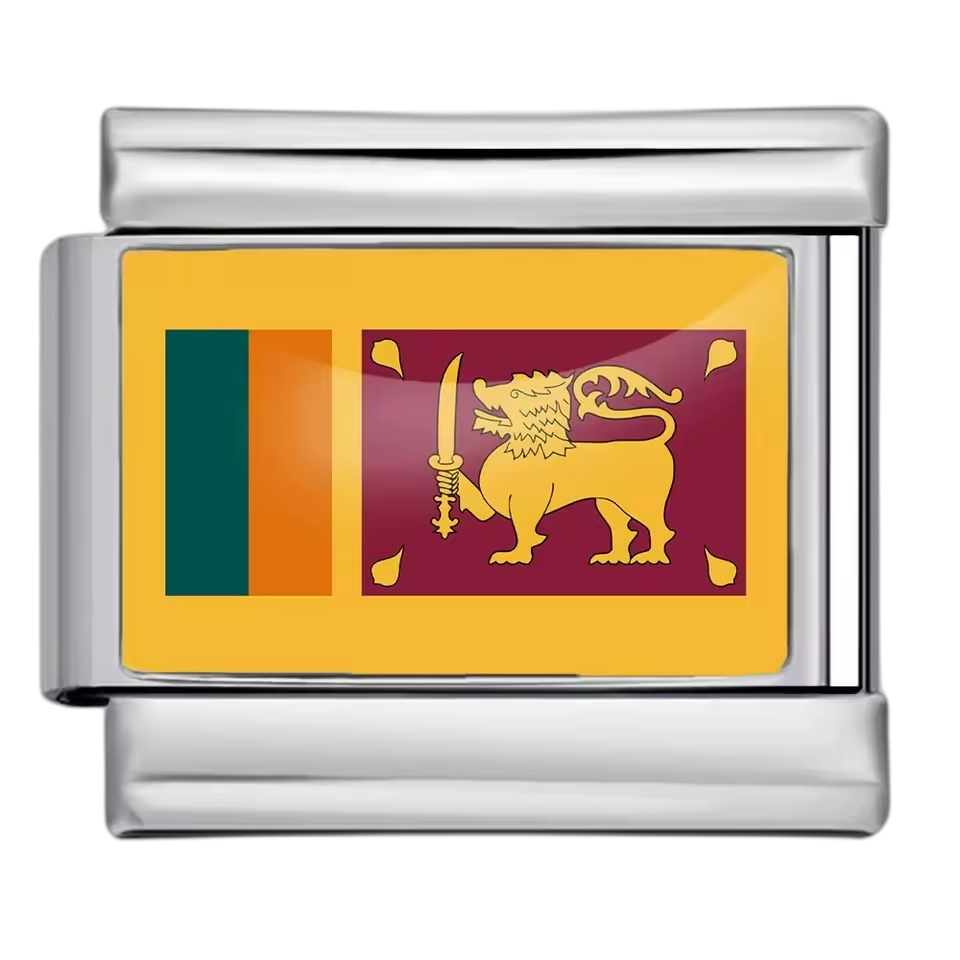 Sri Lanka Flag – Silver