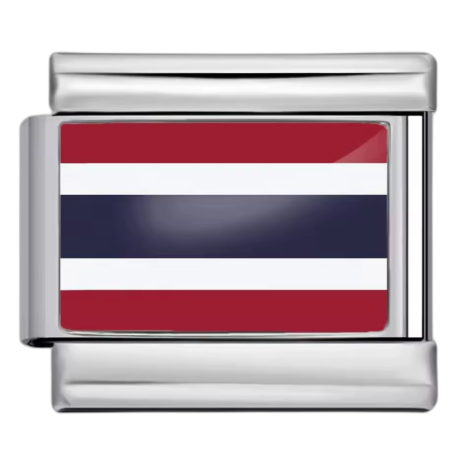 Thailand Flag – Silver