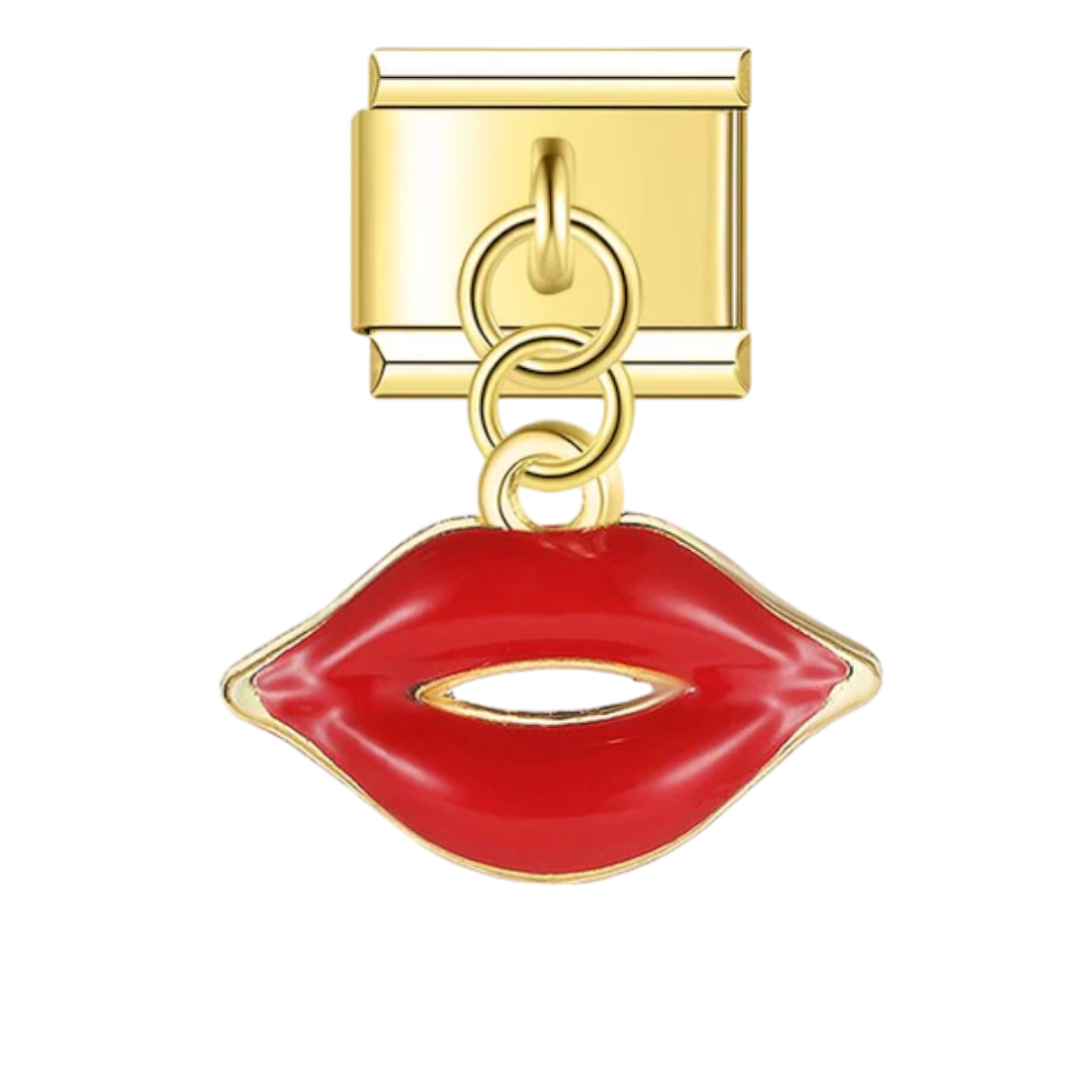 Flirty – Red Lips – Gold